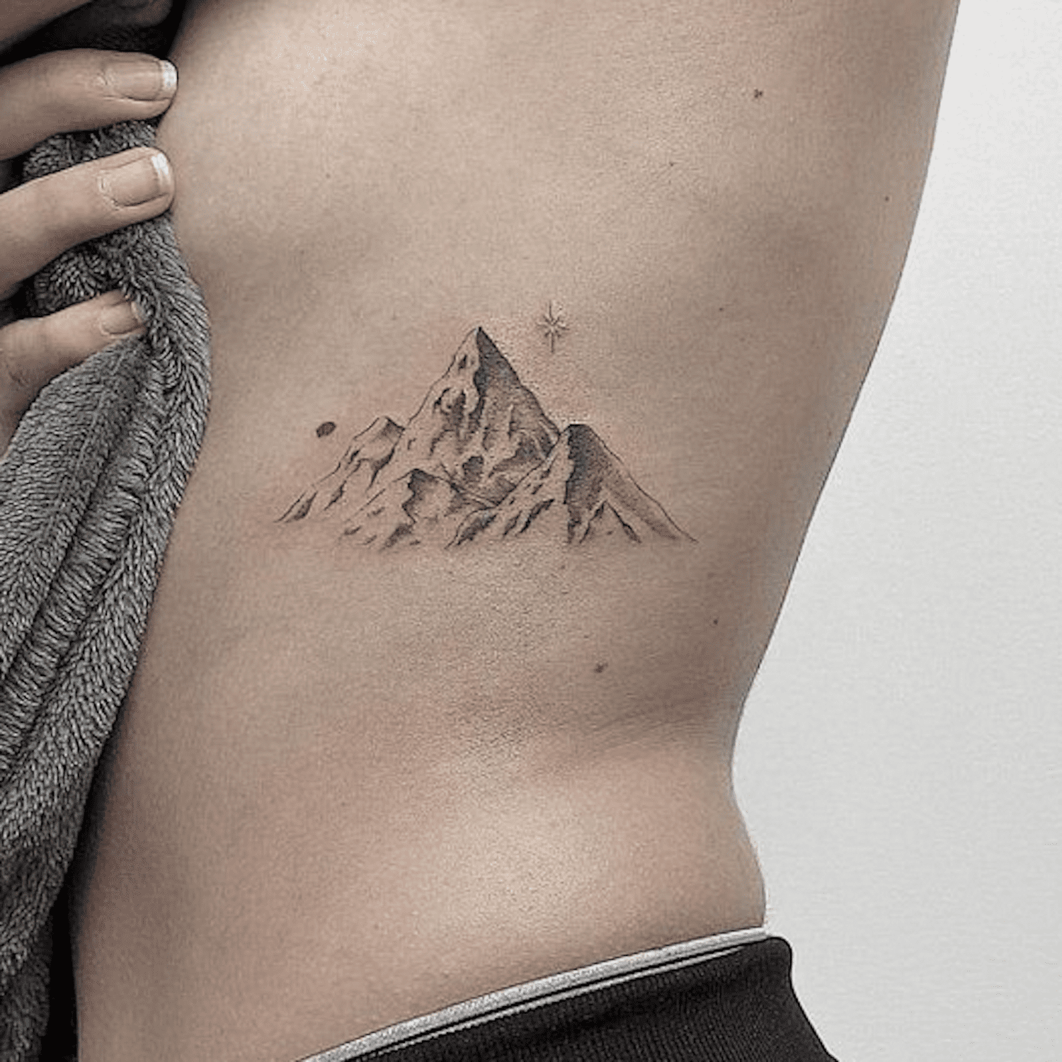 mountain landscape tattoos for men