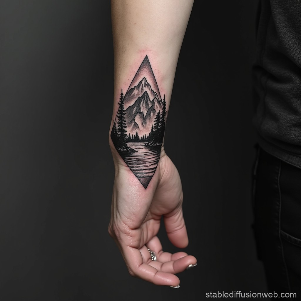 mountain tattoos for men 0017