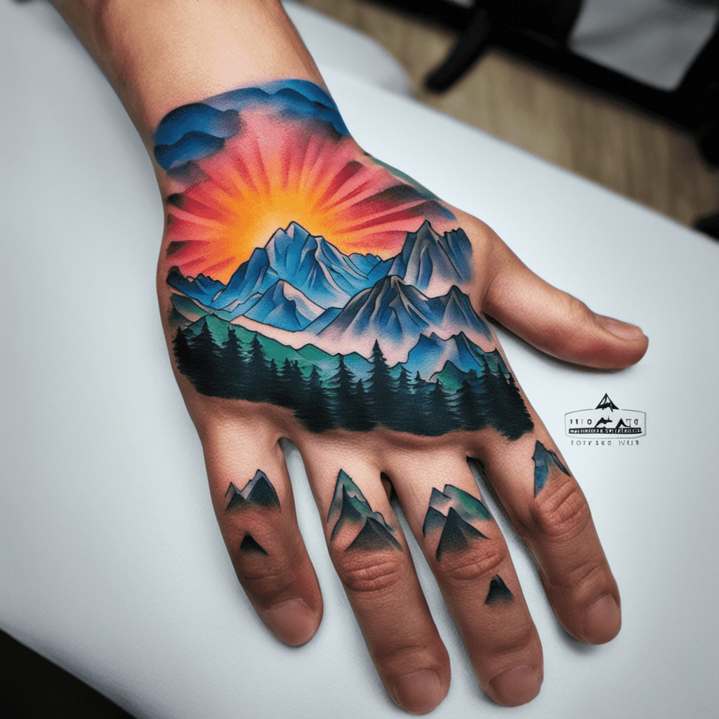 mountain tattoos for men 0018