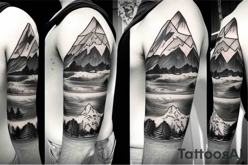 mountain tattoos for men 0053