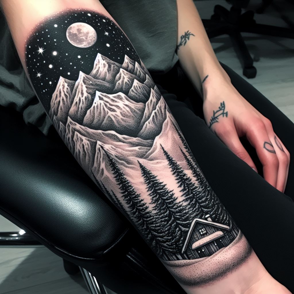 mountain tattoos for men 0055