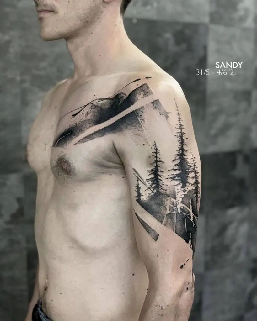 mountain tattoos for men 0060