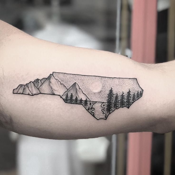 mountain tattoos for men 0070