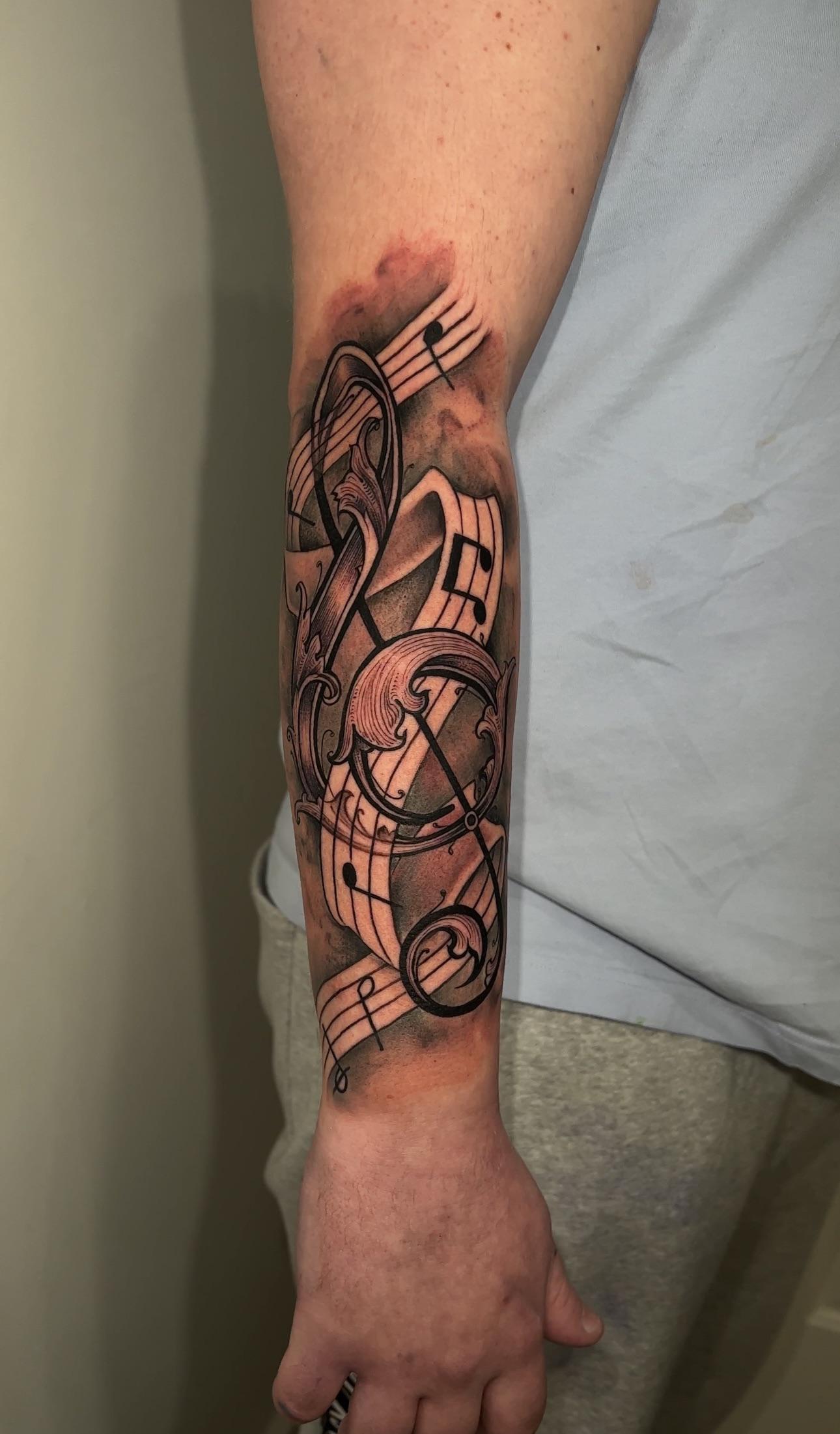 music tattoos for men 0015