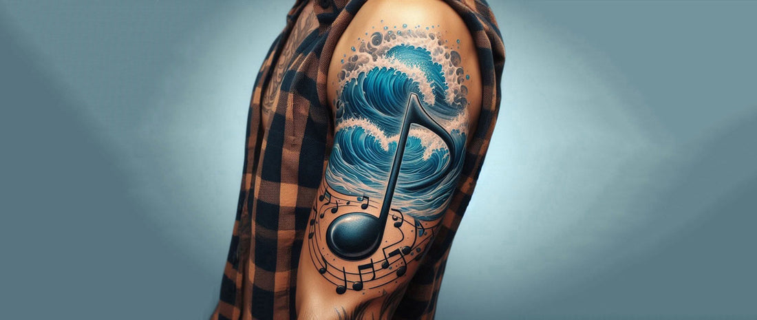 music tattoos for men 0026