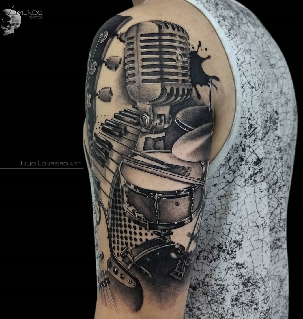 music tattoos for men 0045