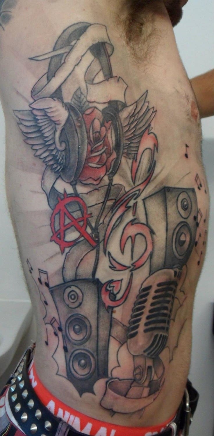 music tattoos for men 0070