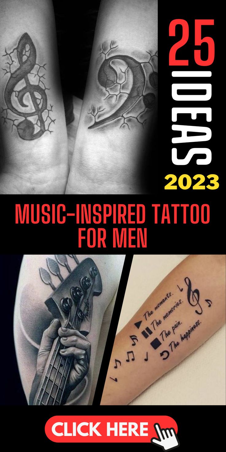 music tattoos for men 0085