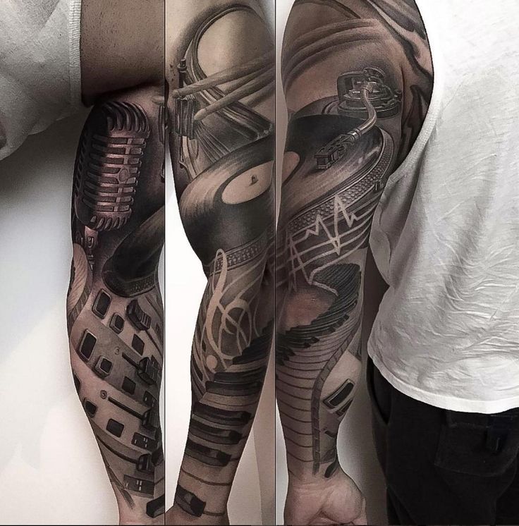 music tattoos for men 0098