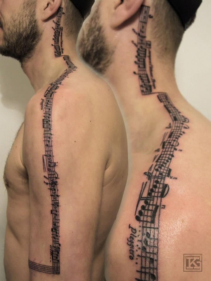 music tattoos for men 0099