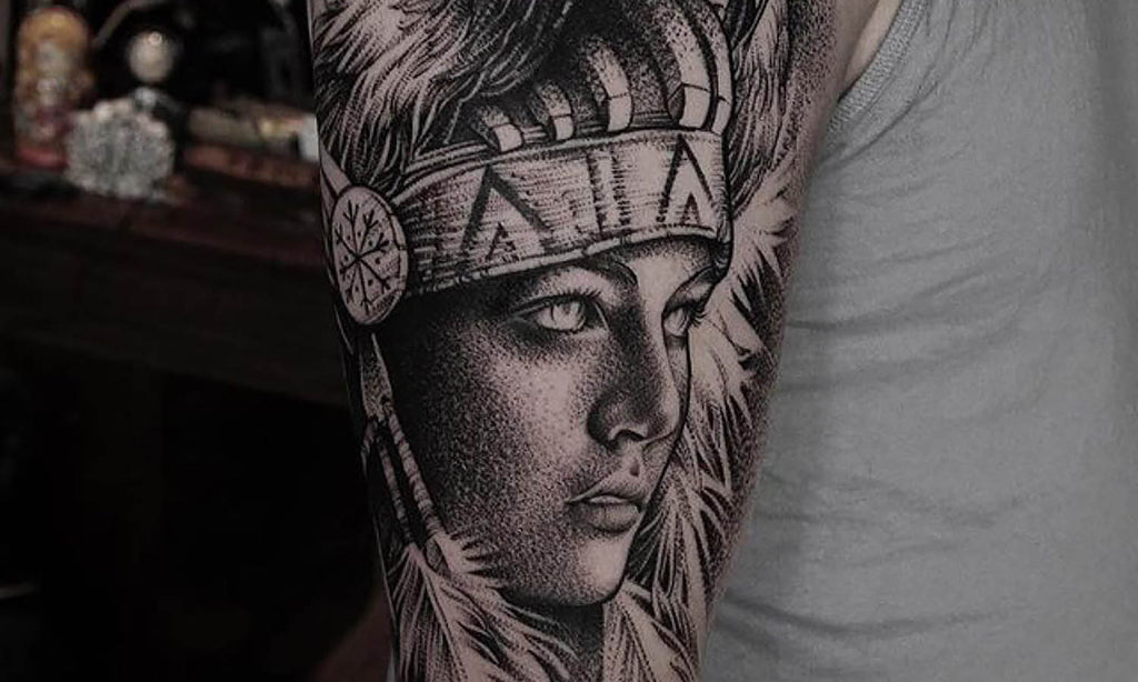 native American tattoo styles for men