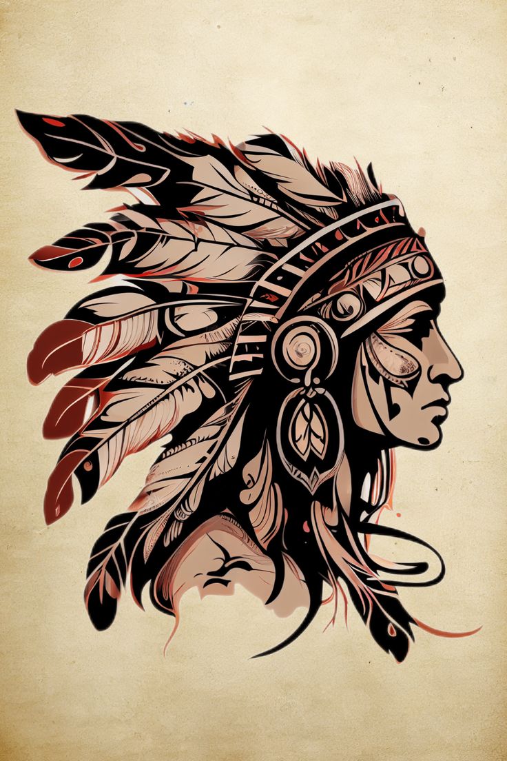 native American tattoos for men 0079