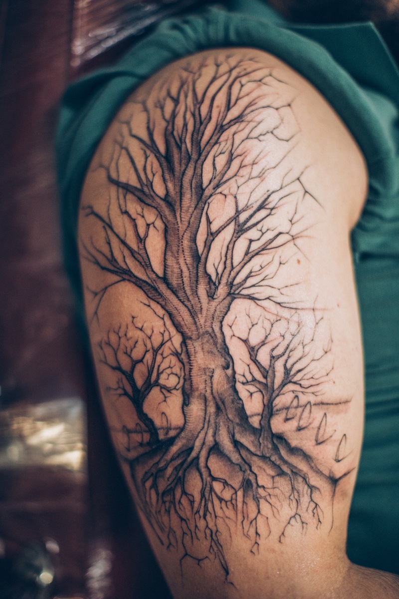 nature tattoos for men 0026