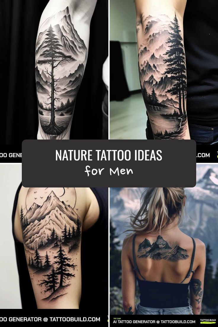 nature tattoos for men 0087