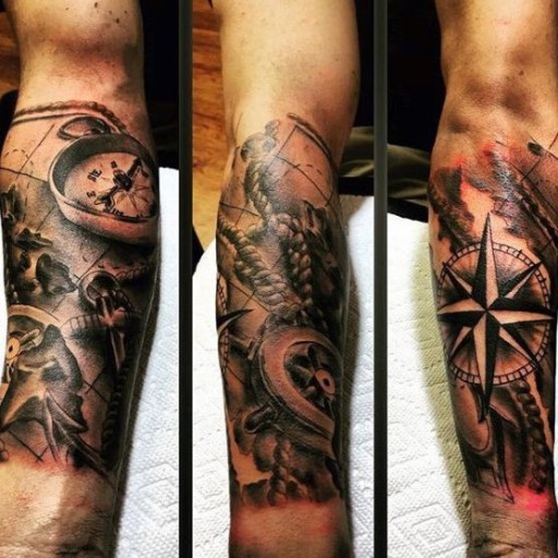 nautical tattoos for men 0084