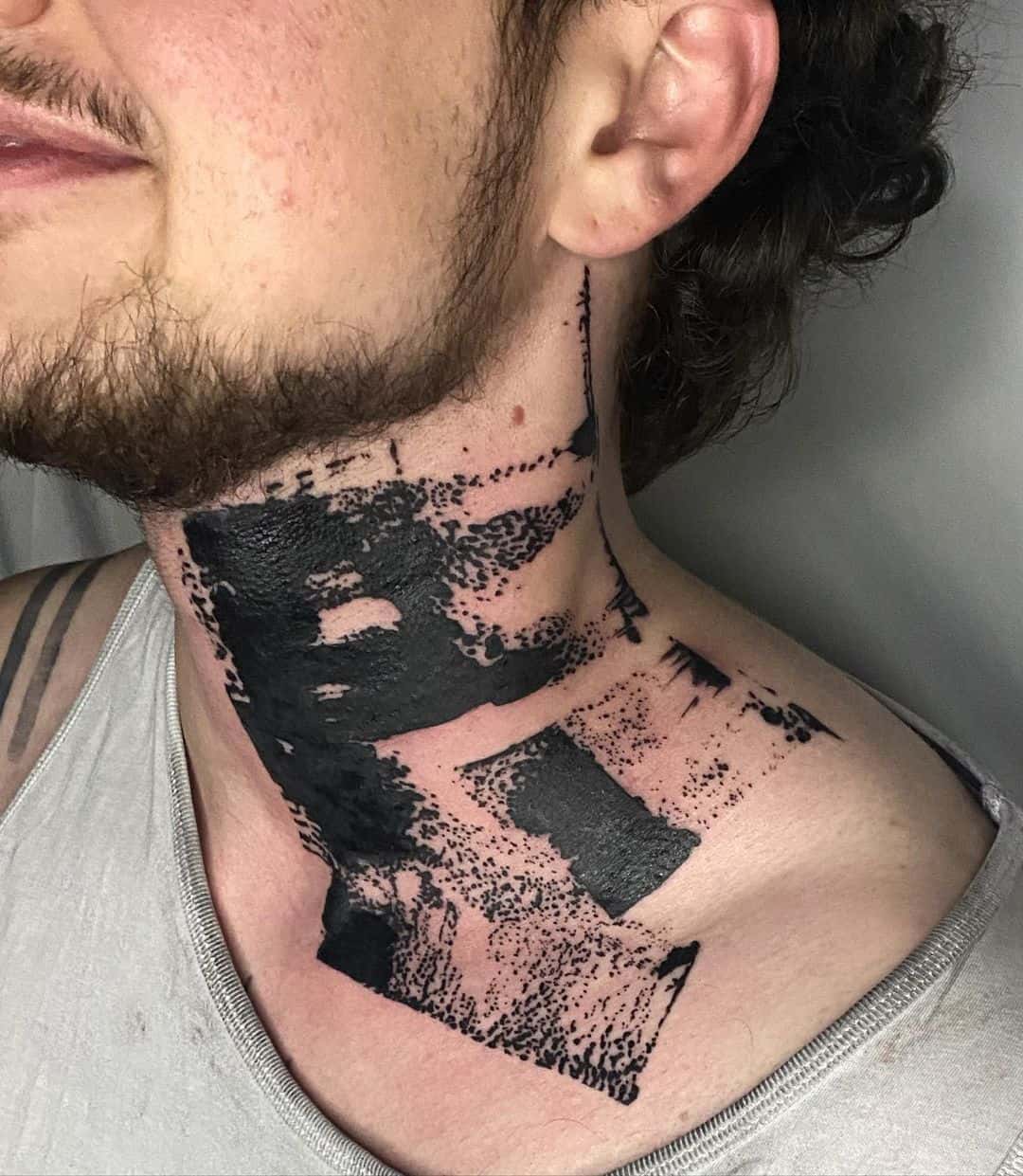 neck tattoos for black men 0024