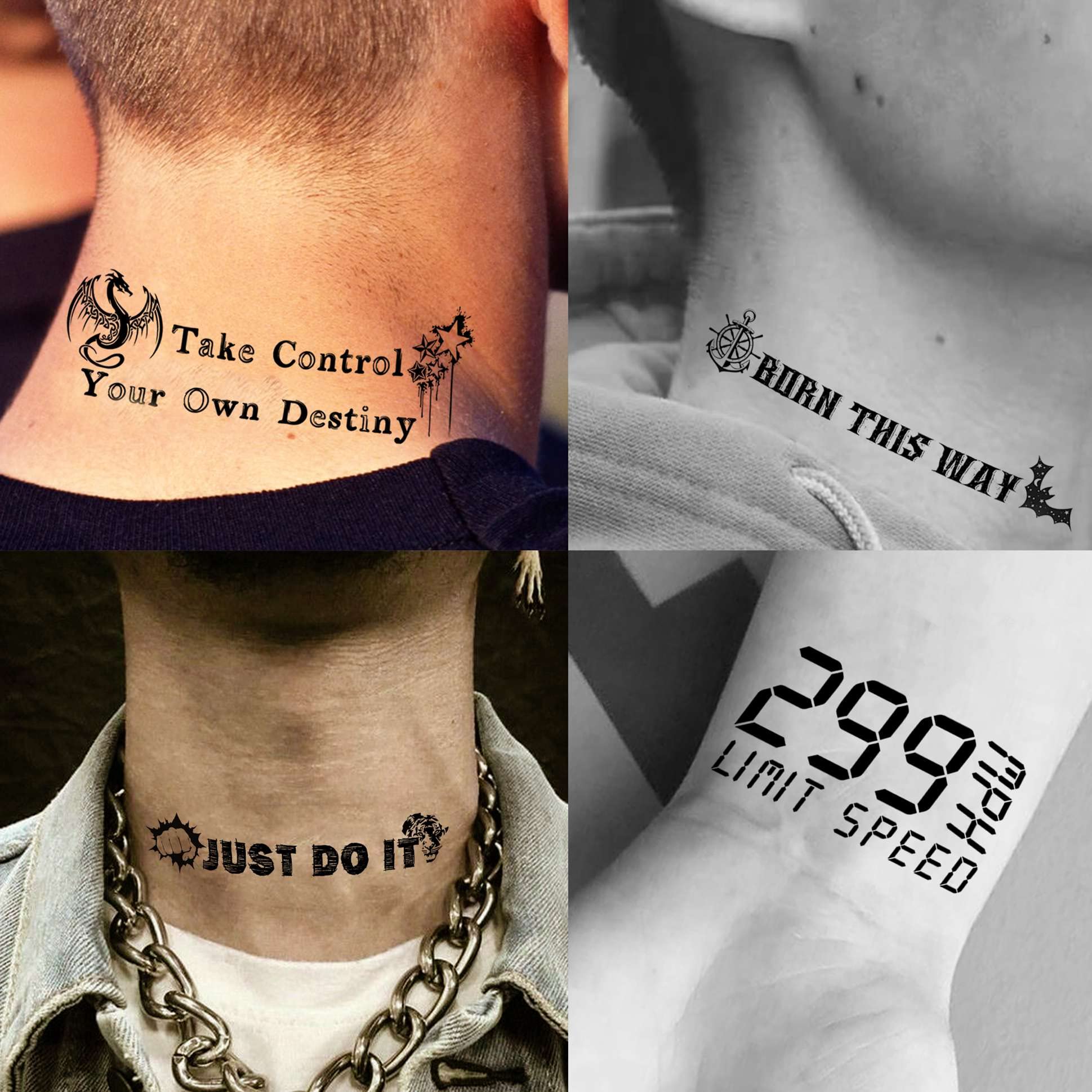 neck tattoos for black men 0086