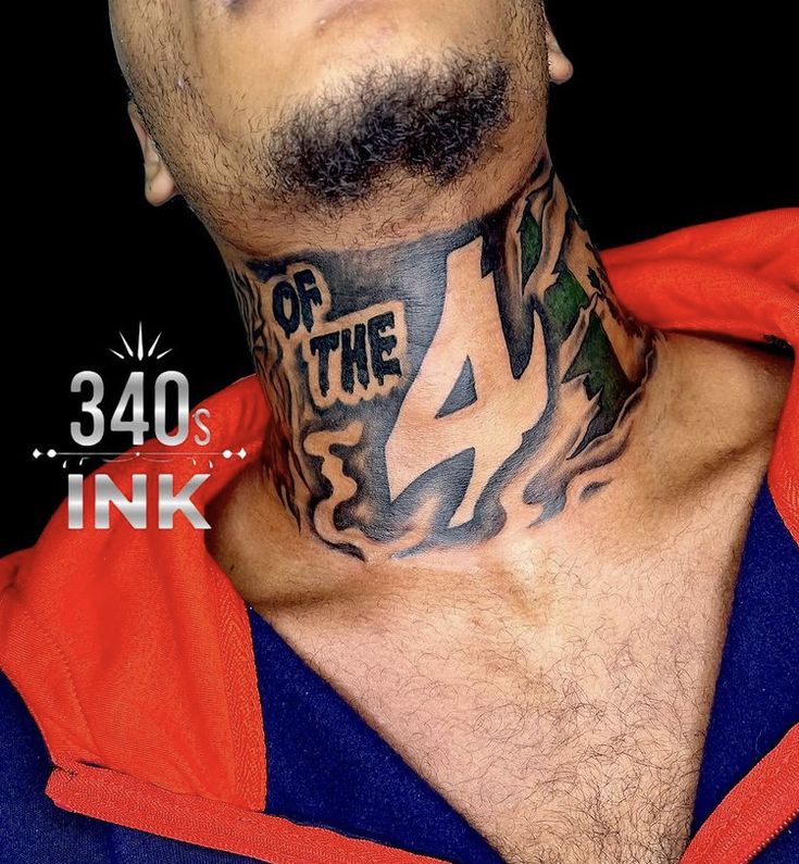 neck tattoos for black men 0093