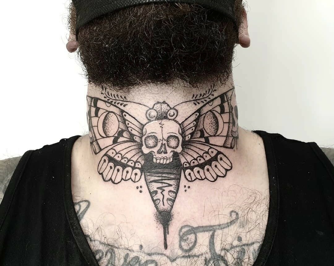 neck tattoos for black men 0095