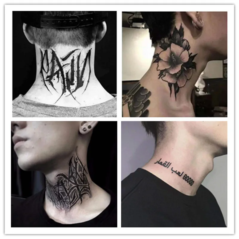 neck tattoos for men 0016