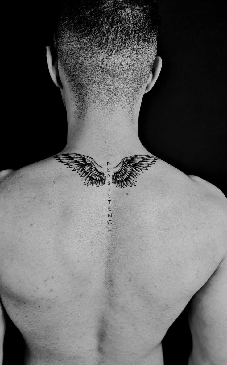 neck tattoos for men wings 0037