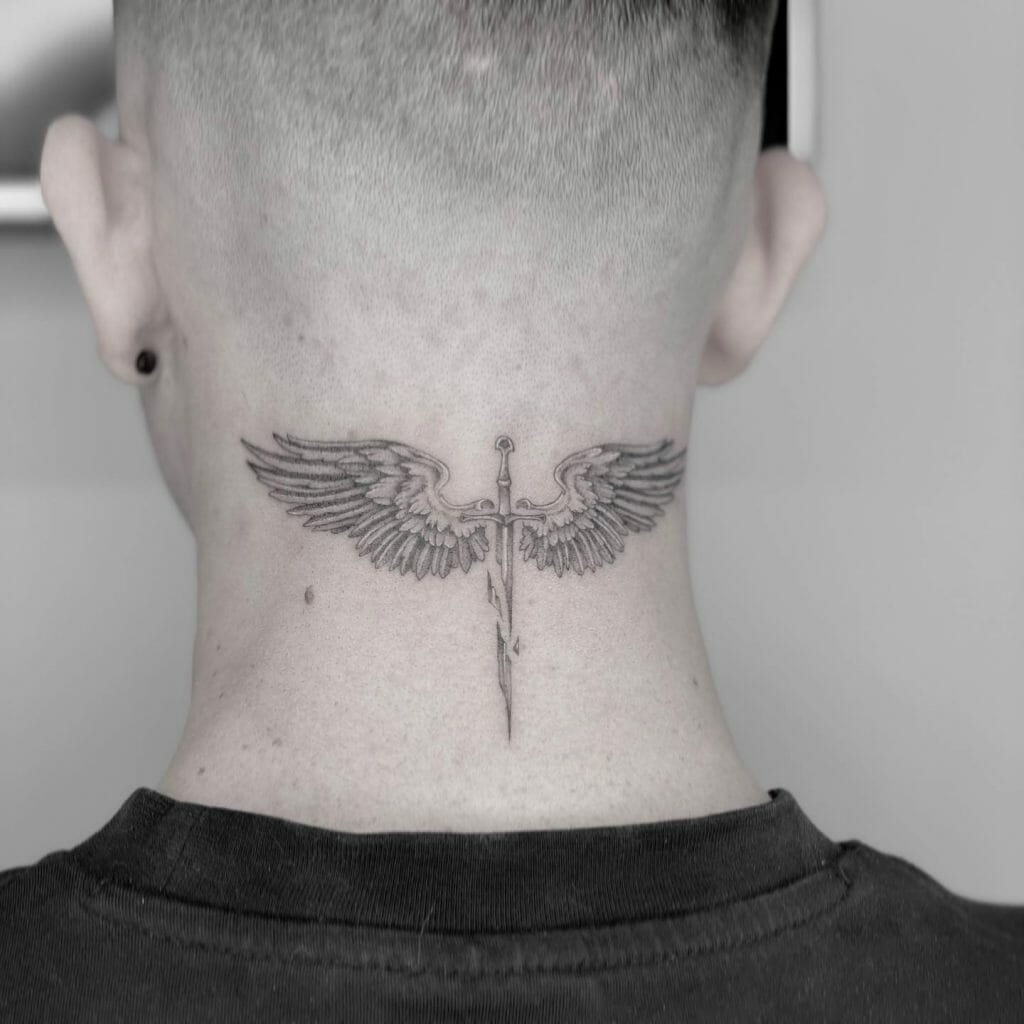 neck tattoos for men wings 0039