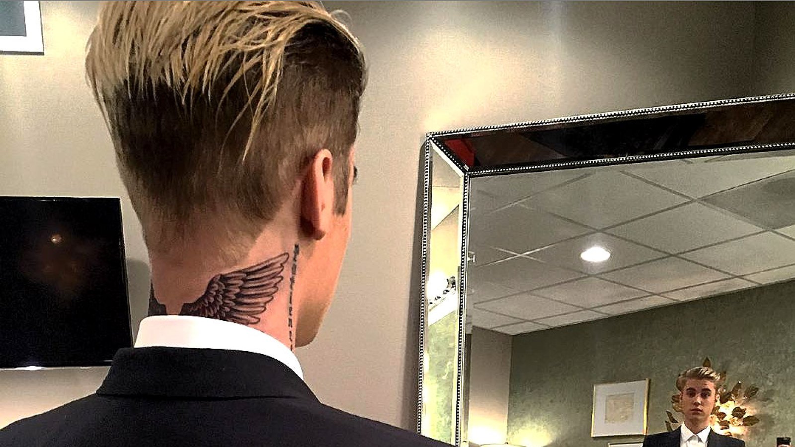 neck tattoos for men wings 0050