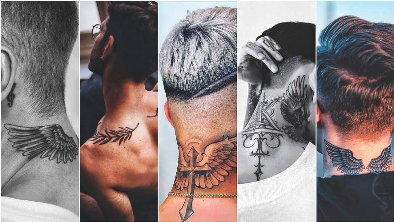 neck tattoos for men wings 0067