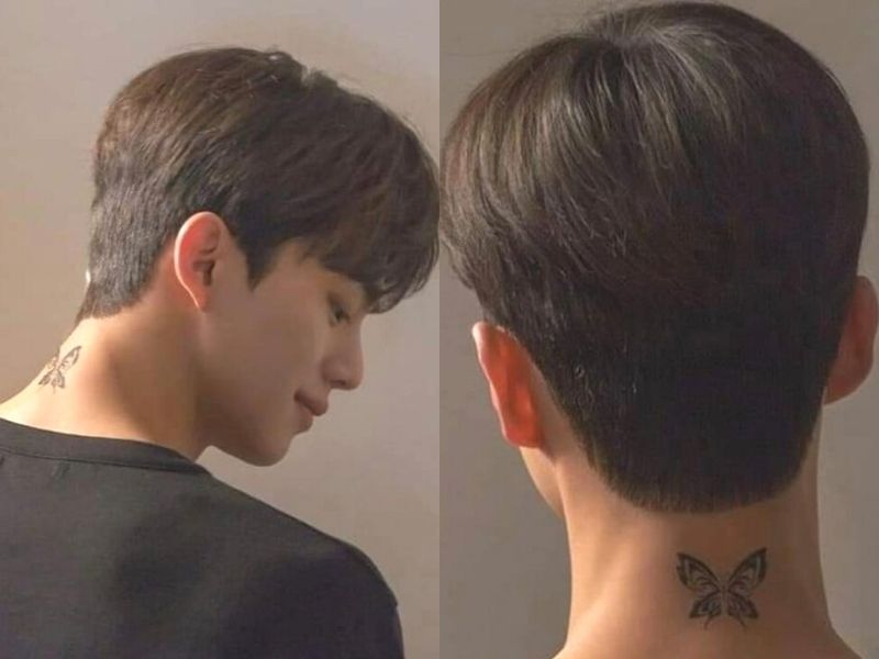 neck tattoos for men wings 0082