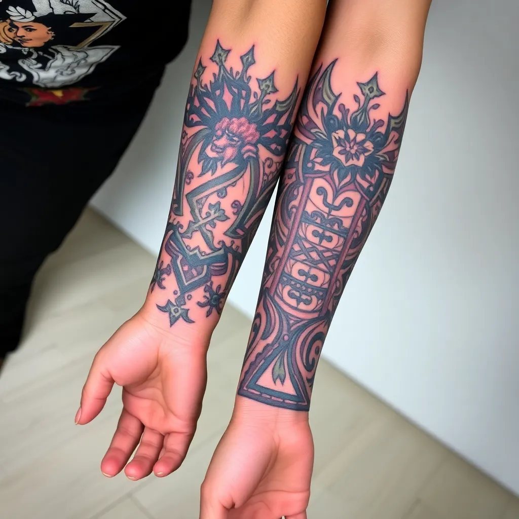 nordic forearm tattoos for men 0014