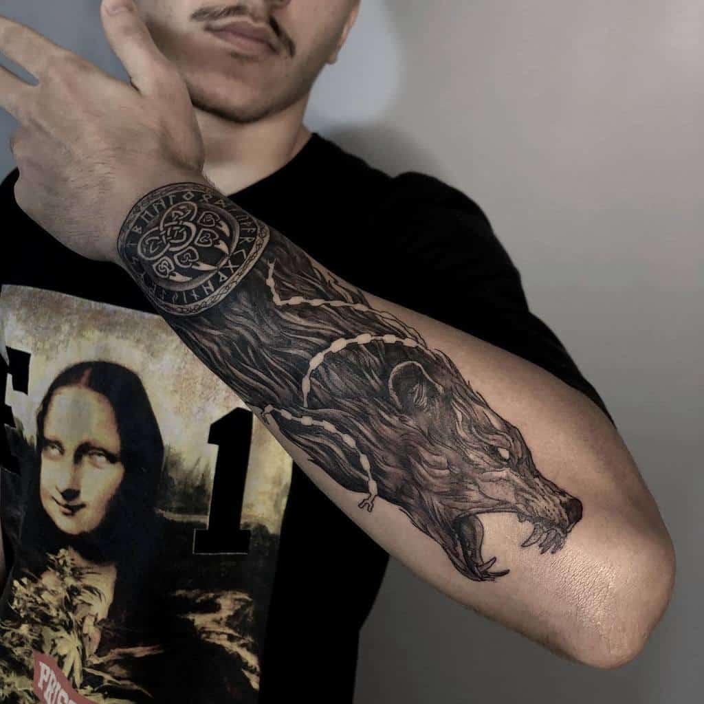 nordic forearm tattoos for men 0017