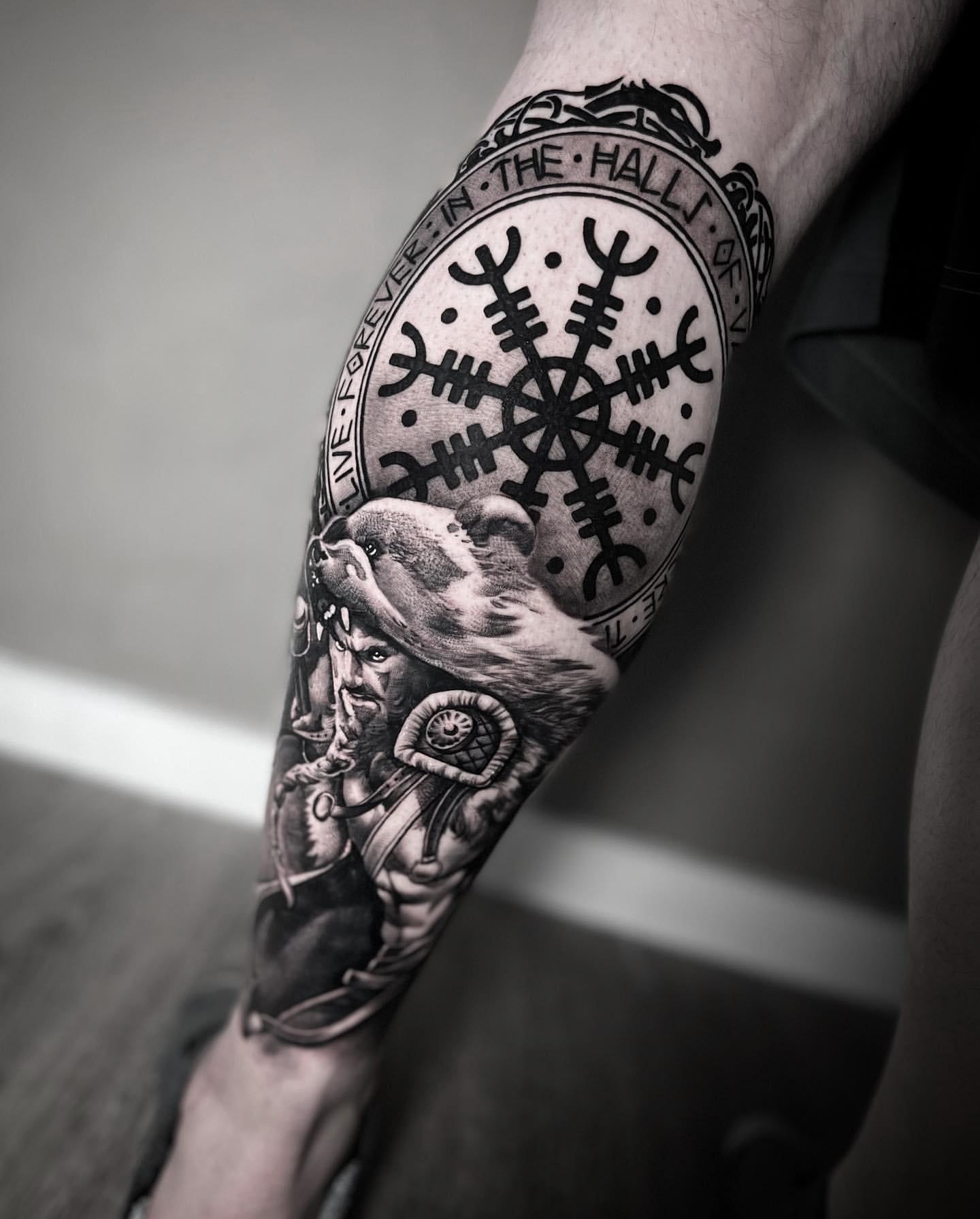 nordic forearm tattoos for men 0020