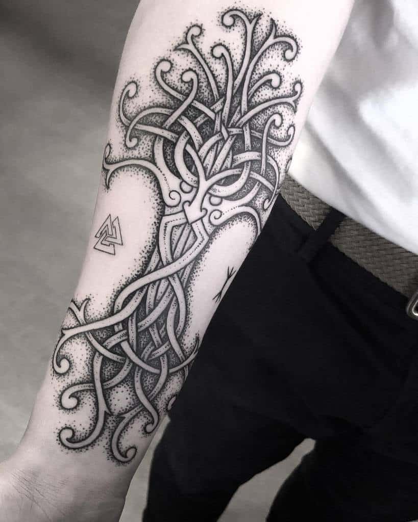 nordic forearm tattoos for men 0036