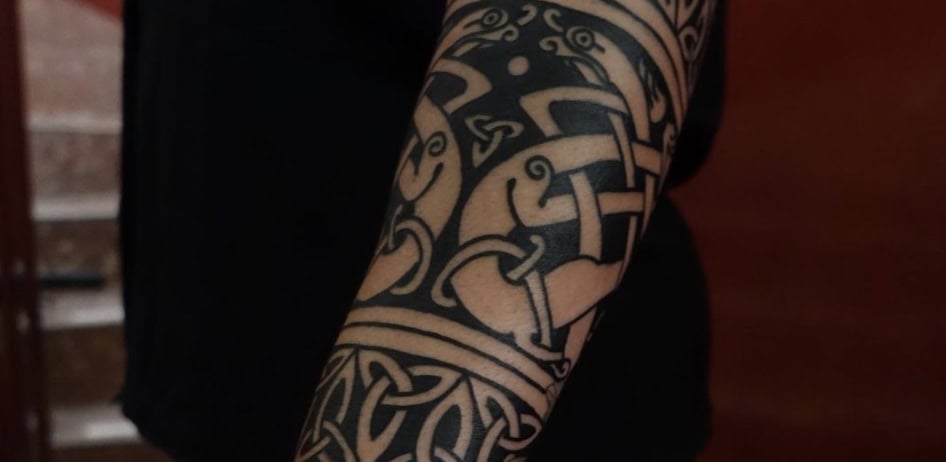 nordic forearm tattoos for men 0049