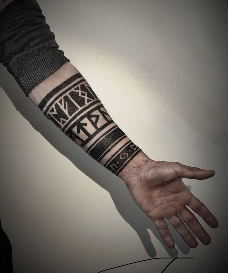 nordic forearm tattoos for men 0058