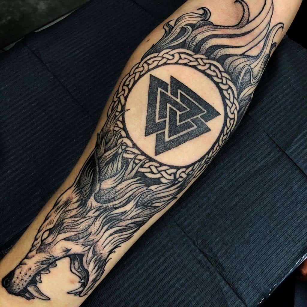 nordic forearm tattoos for men 0059