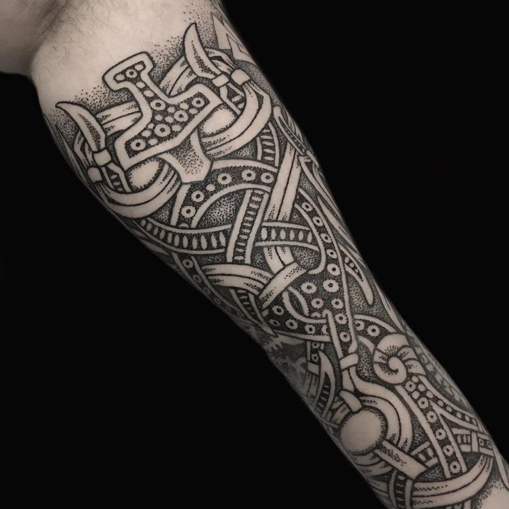 nordic forearm tattoos for men 0090