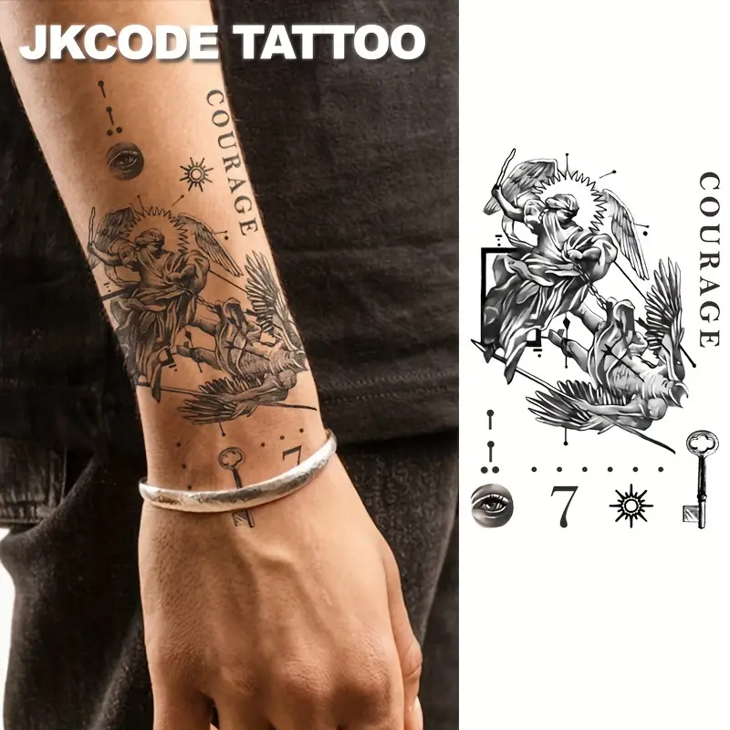 number tattoos for men 0019