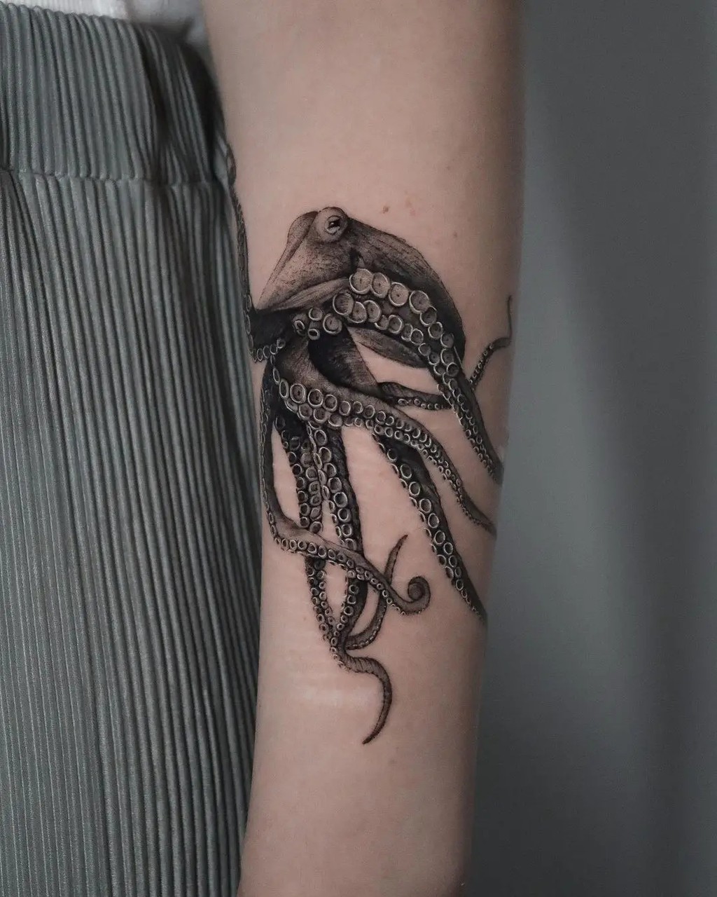 octopus tattoos for men with color