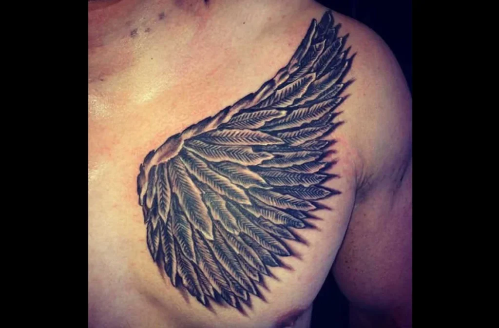 one sided chest tattoos for men 0018