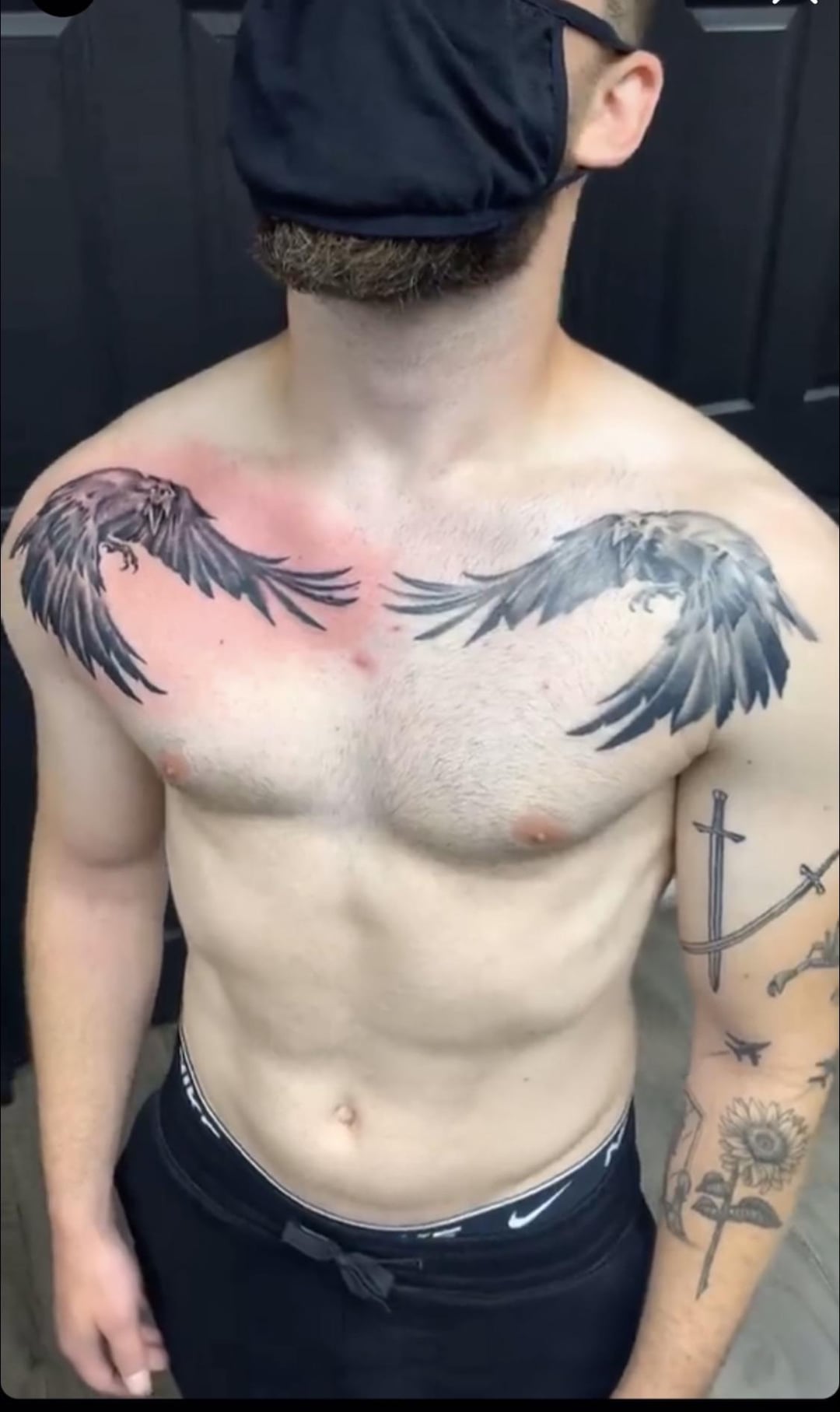 one sided chest tattoos for men 0029