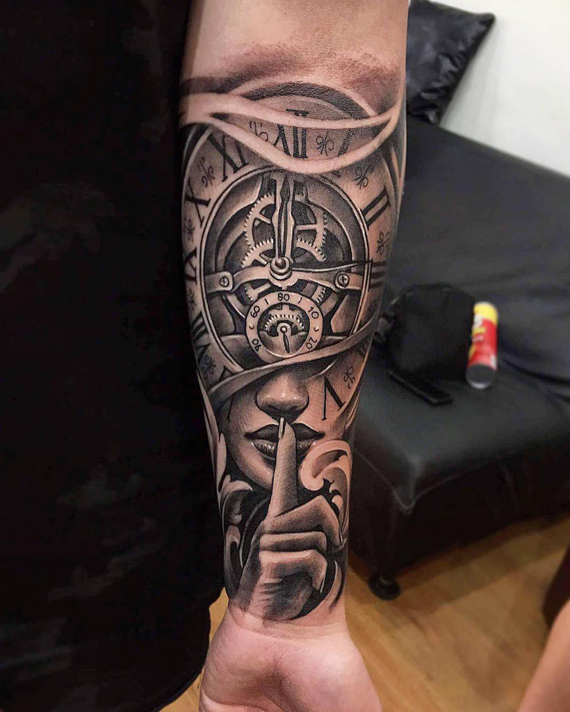 outer forearm tattoos for men 0078