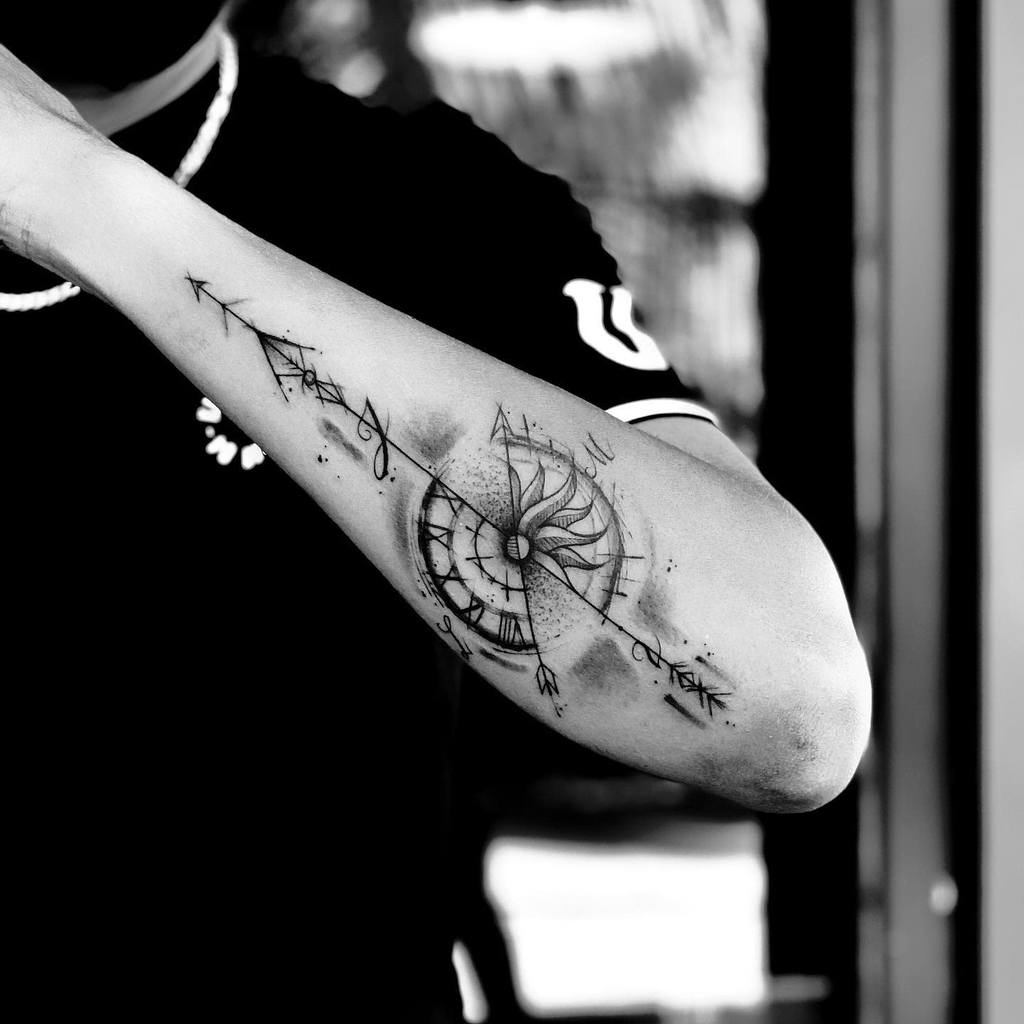 outer forearm tattoos for men 0083