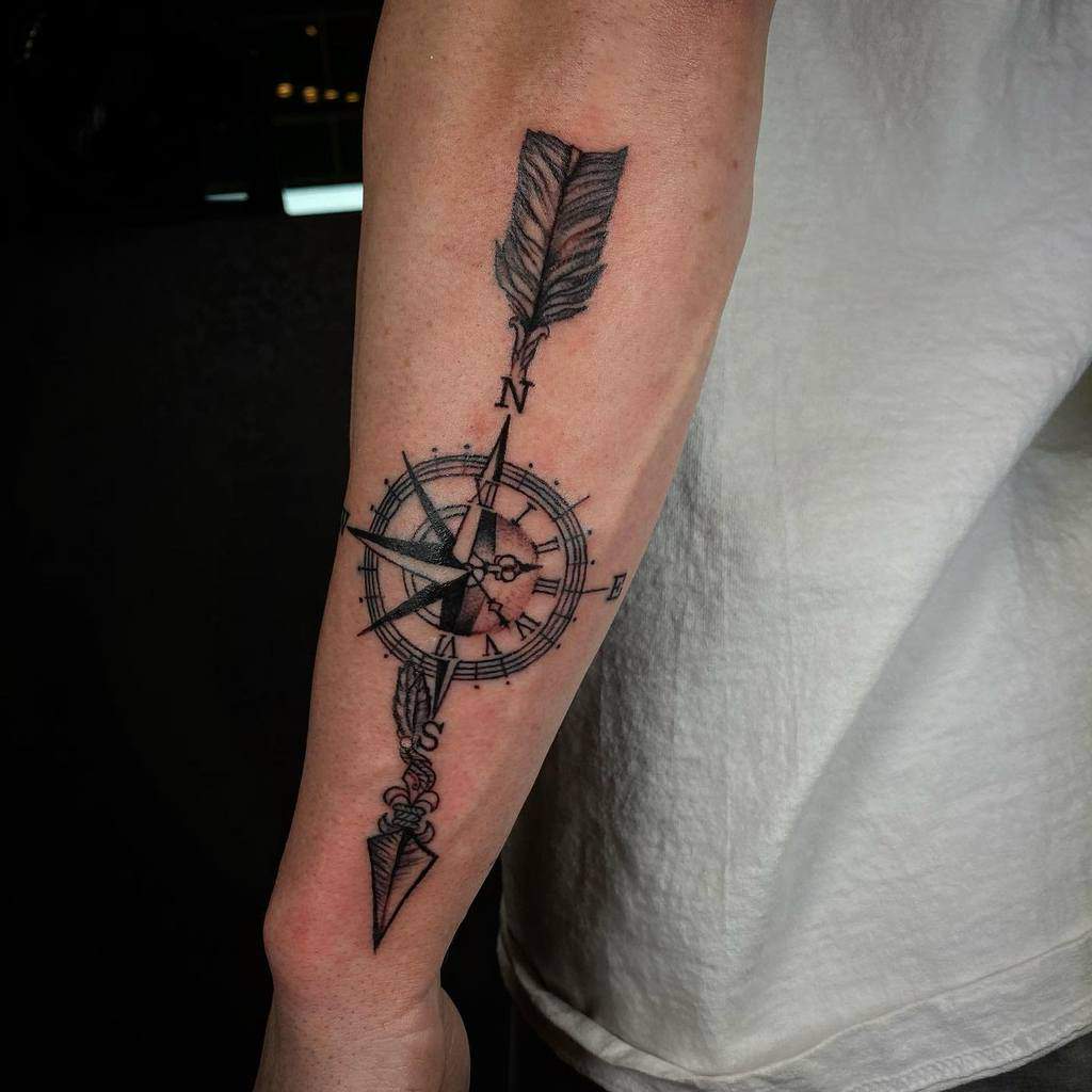 outer forearm tattoos for men 0087