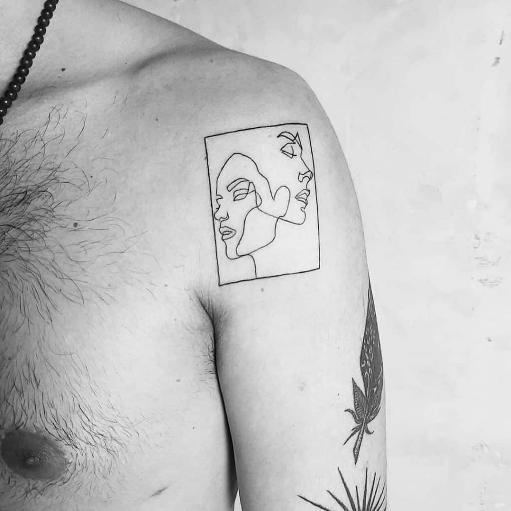 outline tattoos for men 0048