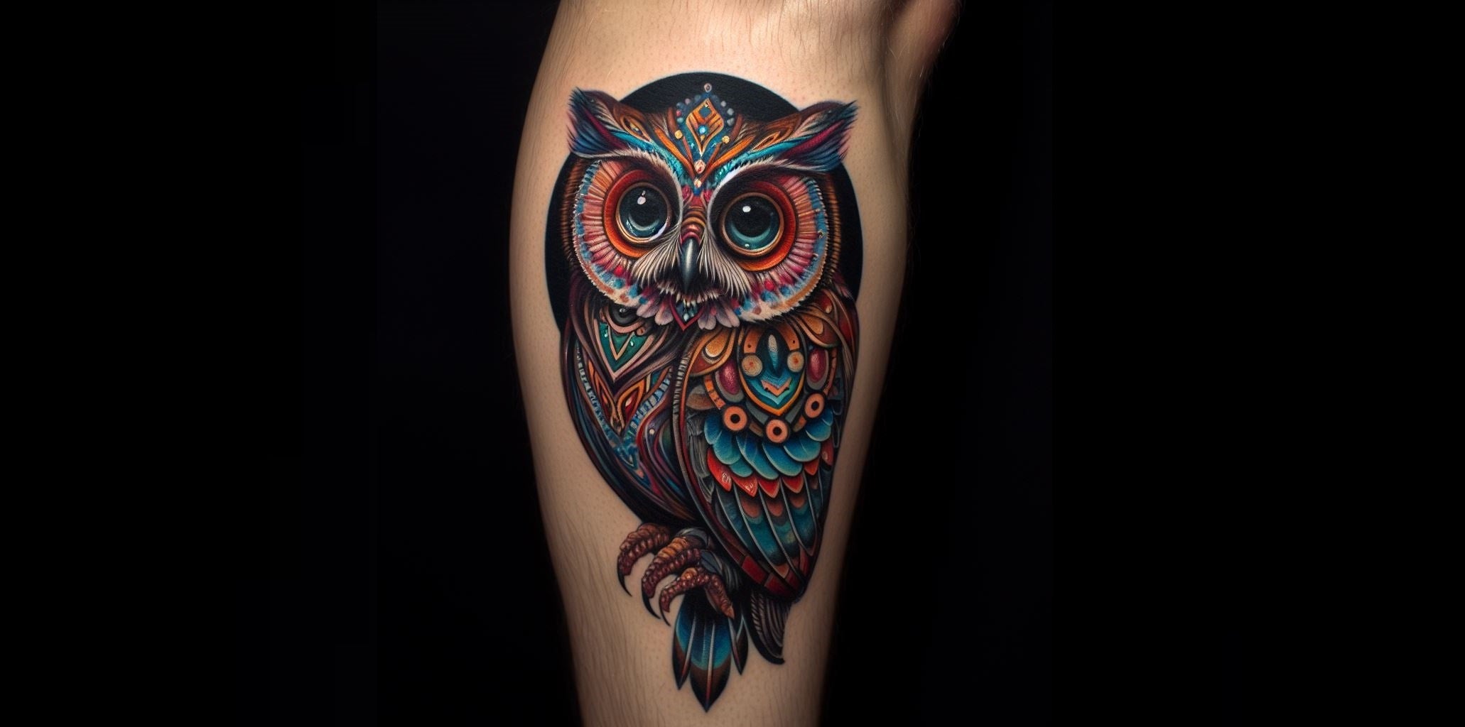 owl chest tattoos for men 0048