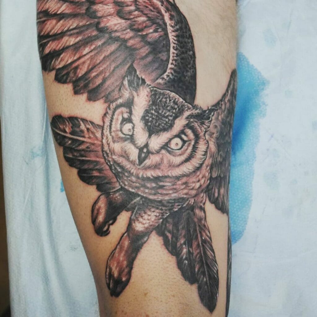 owl chest tattoos for men 0085