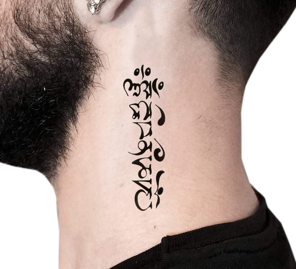 owl neck tattoos for men 0087