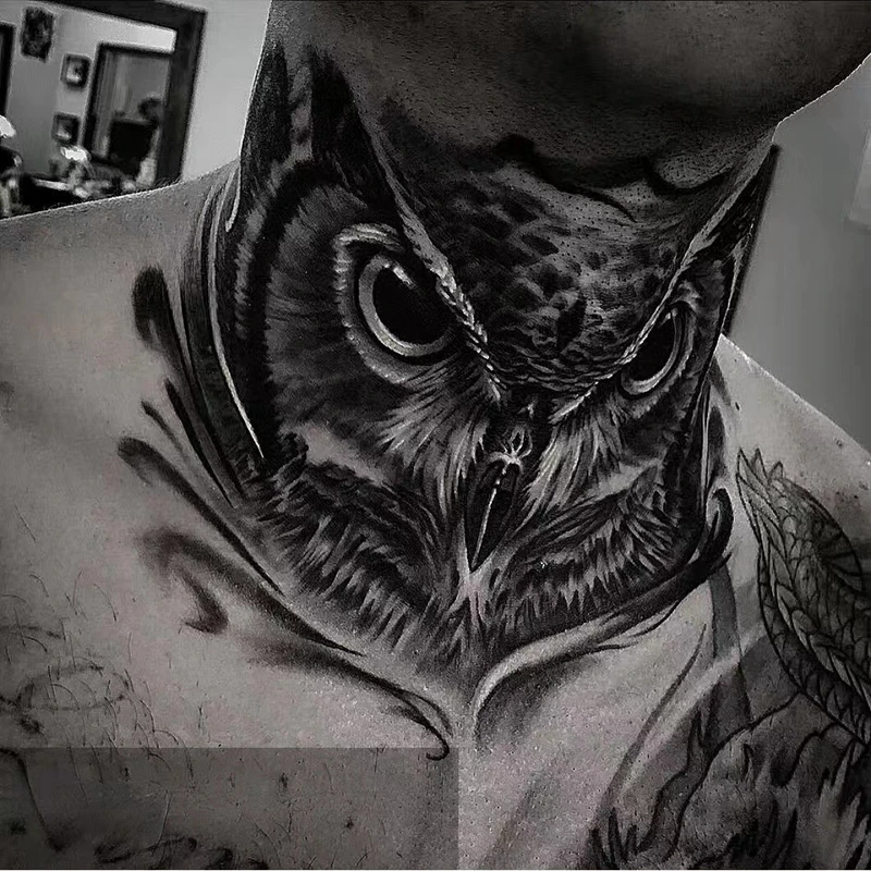 owl tattoos for men 0019