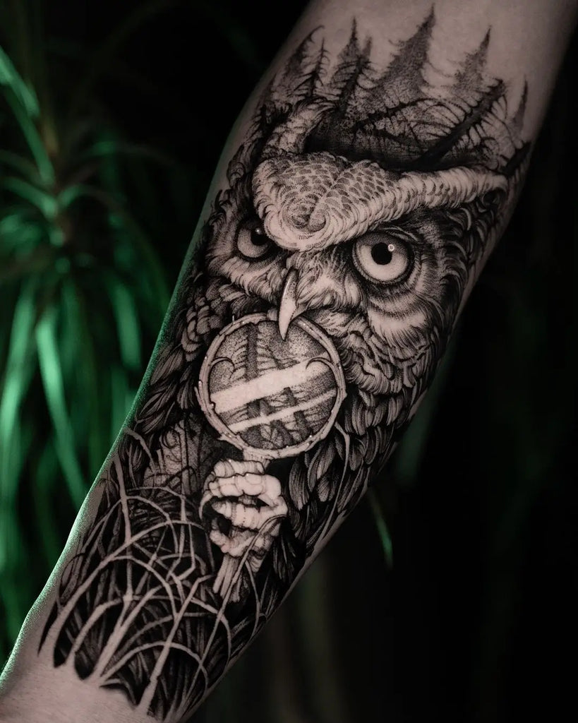 owl tattoos for men 0025